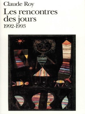 cover image of Les rencontres des jours (1992-1993)